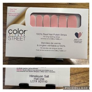 Himalayan Salt COLOR STREET 100% real nail polish strips set